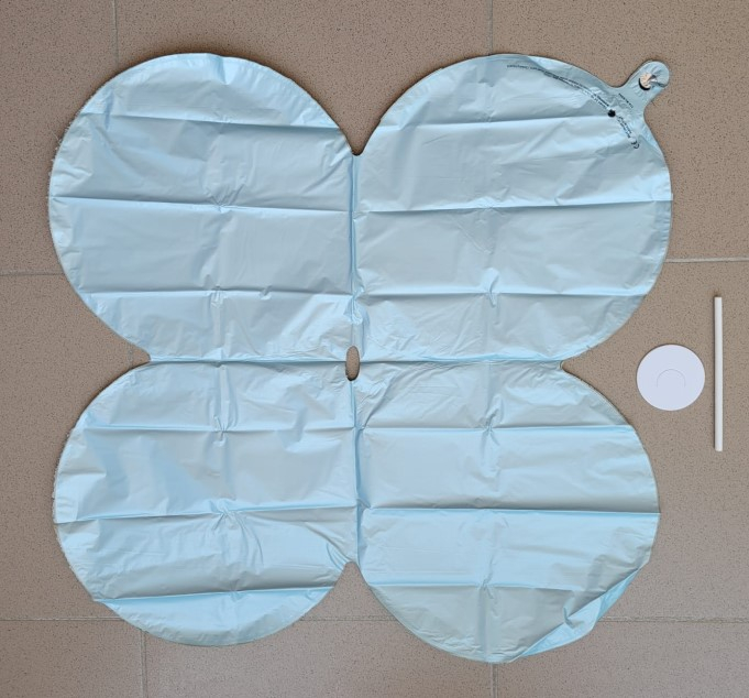 Balon folie baza baloane albastru deschis 48 cm [2]