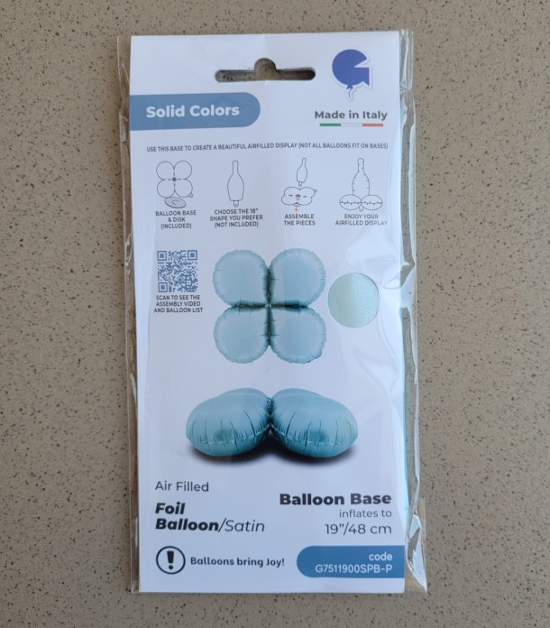 Balon folie baza baloane albastru deschis 48 cm [3]