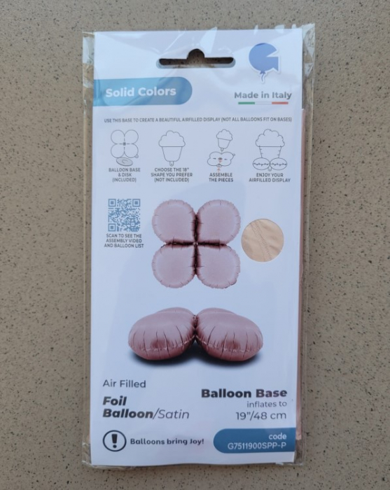 Balon folie baza baloane rose gold 48 cm [4]