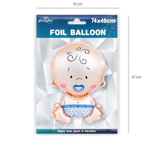 Balon folie bebe baiat 70cm [6]