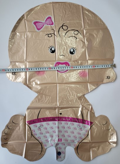 Balon folie botez bebelus roz, 79x49.5 cm [4]
