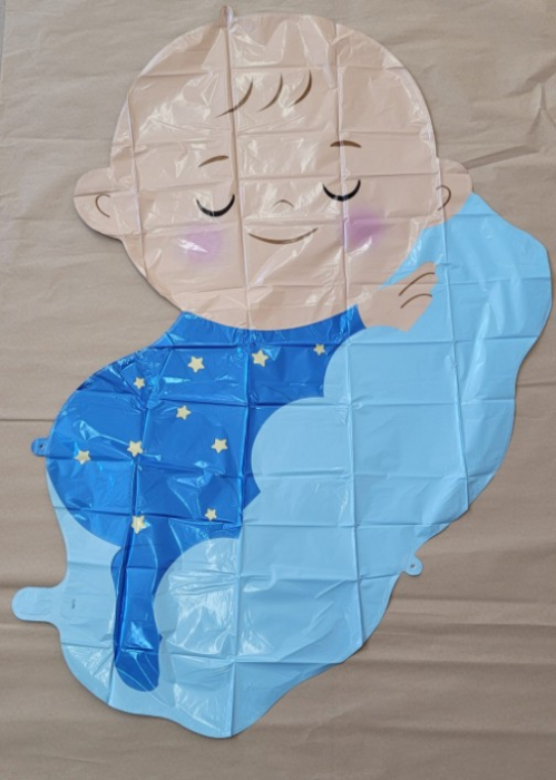 Balon folie bebelus baiat dormind 98 x 67 cm [4]