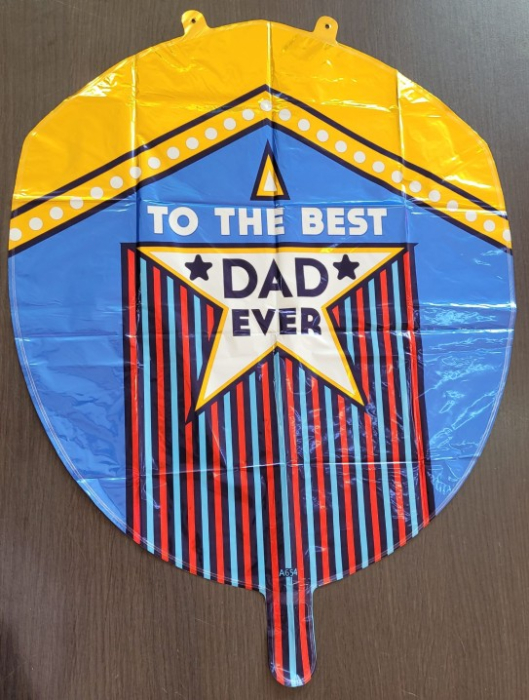 Balon folie Best Dad Ever 45 x 59 cm [3]
