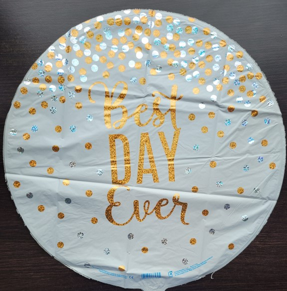 Balon folie Best Day Ever 46 cm [2]