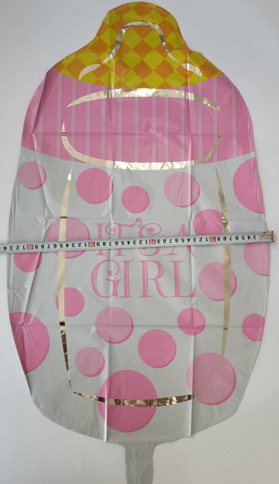 Balon folie biberon It's a Girl roz 75cm [4]