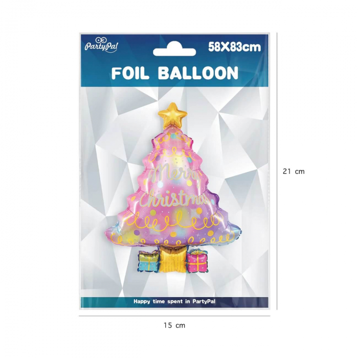 Balon folie brad multicolor 58 x 85 cm [4]