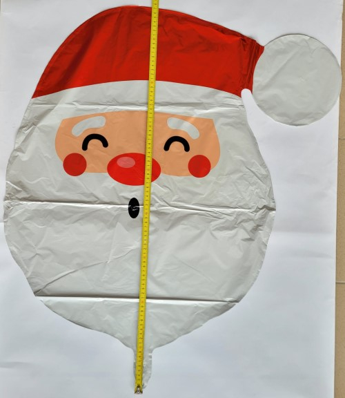 Balon folie cap de Mos Craciun 75 x 87 cm [4]
