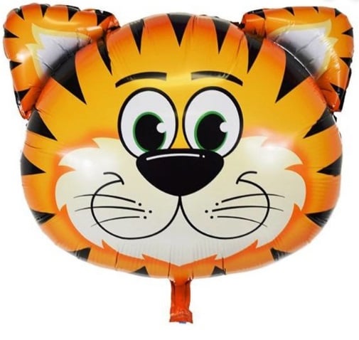Balon folie Cap Tigru 75 cm