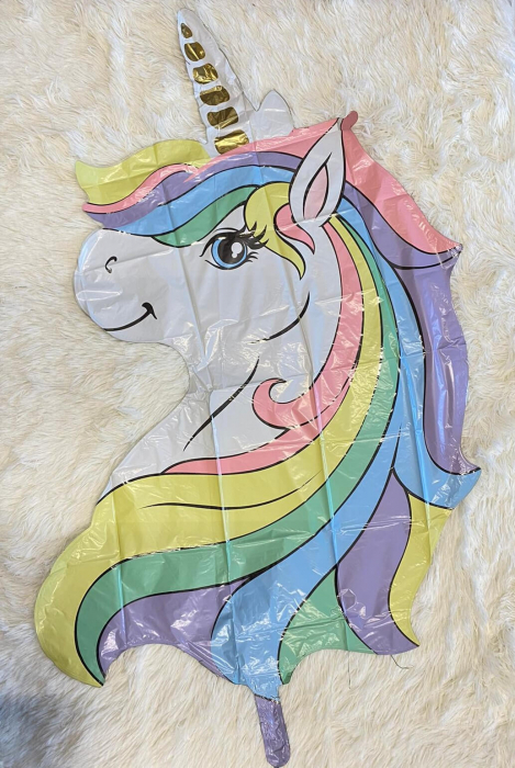 Balon folie cap Unicorn macarons 99 cm [2]