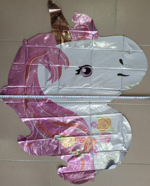Balon folie Cap Unicorn roz 108 x 88 cm [4]