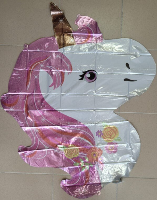 Balon folie Cap Unicorn roz 108 x 88 cm [2]