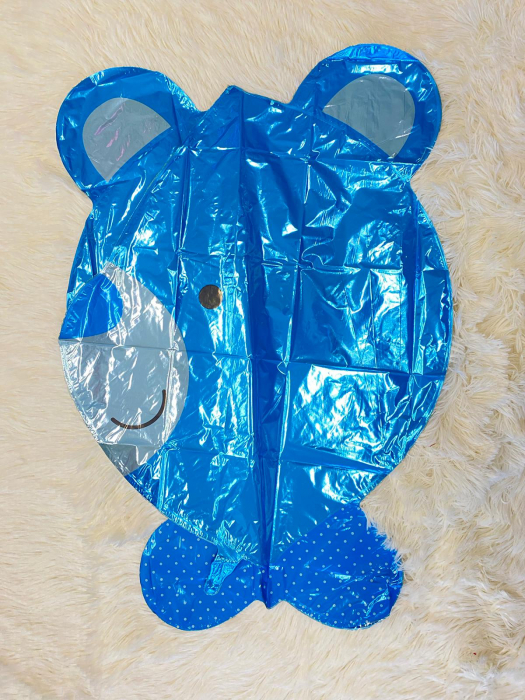 Balon folie cap urs albastru 3D 69 cm [3]