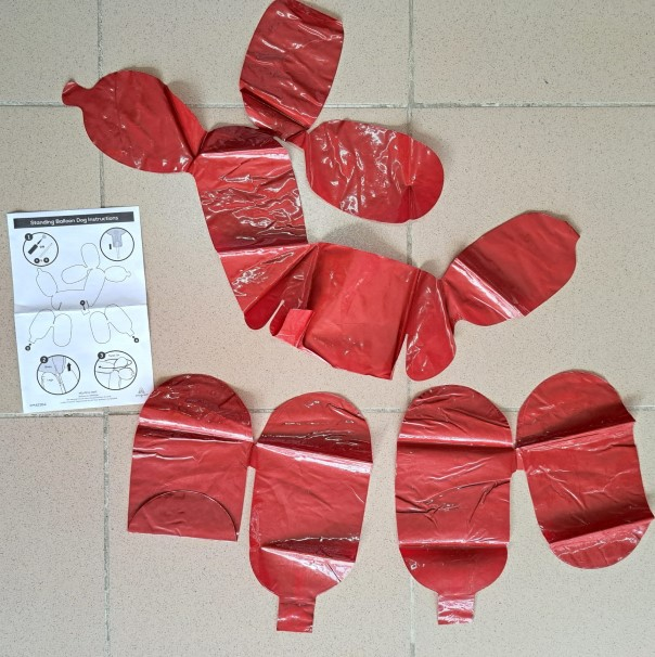 Balon, Amscan, Model caine, 48 cm [2]