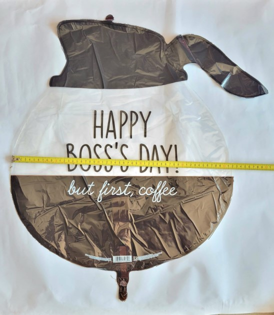 Balon folie ceasca de cafea Boss 60 cm [2]