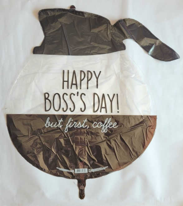 Balon folie ceasca de cafea Boss 60 cm [3]