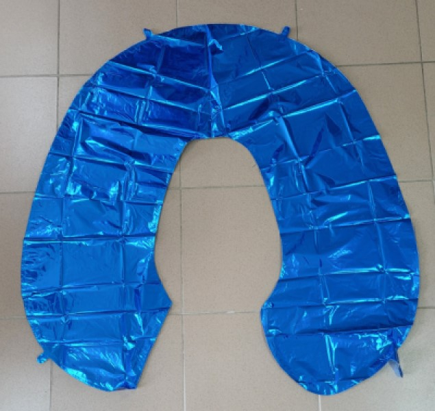 Balon folie cifra 0 albastru 100 cm [2]