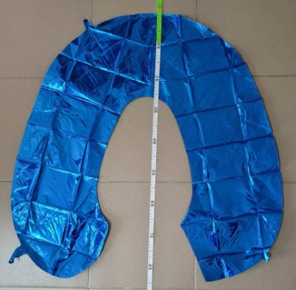Balon folie cifra 0 albastru 66cm [4]