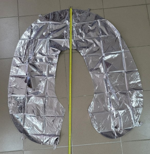 Balon folie cifra 0 argintiu 100 cm [3]