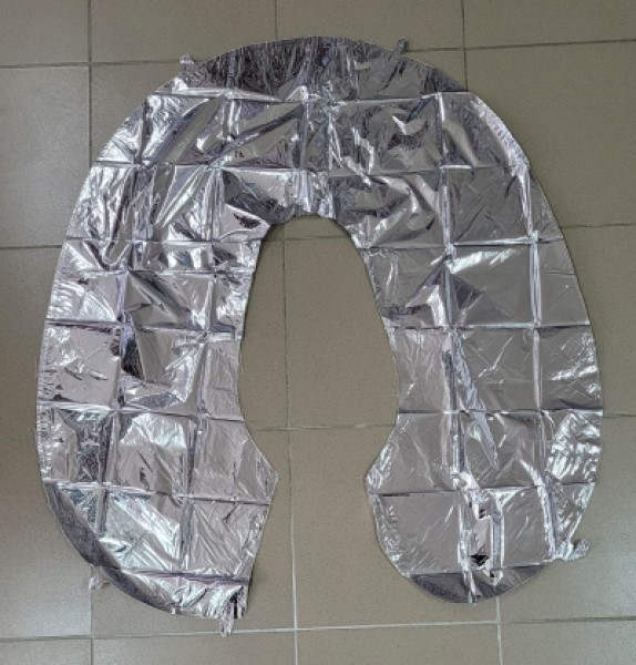 Balon folie cifra 0 argintiu 100 cm [2]