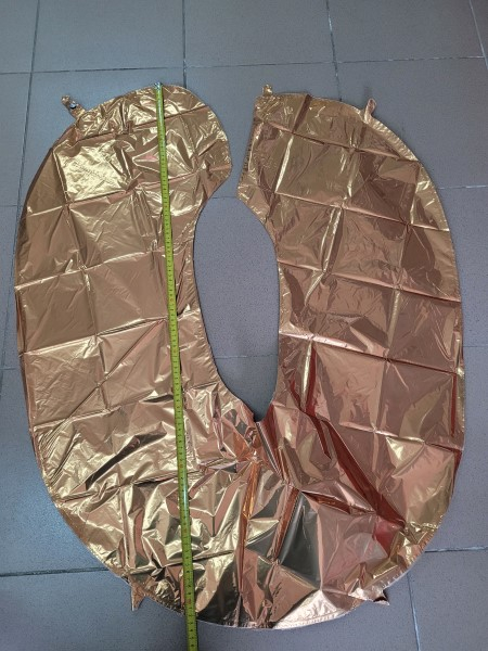 Balon folie cifra 0 auriu 100 cm [3]