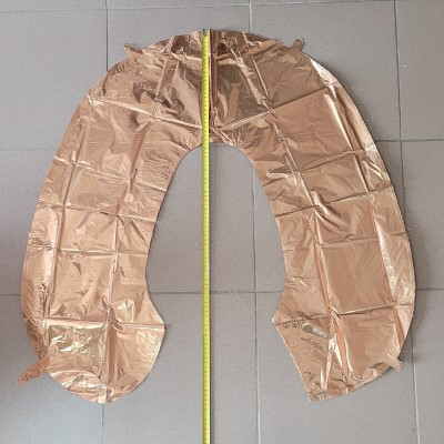 Balon folie cifra 0 auriu 66cm [3]
