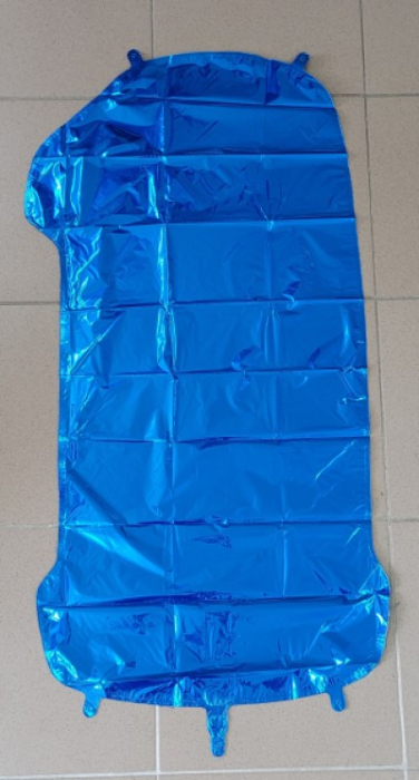 Balon folie cifra 1 albastru 100 cm [2]
