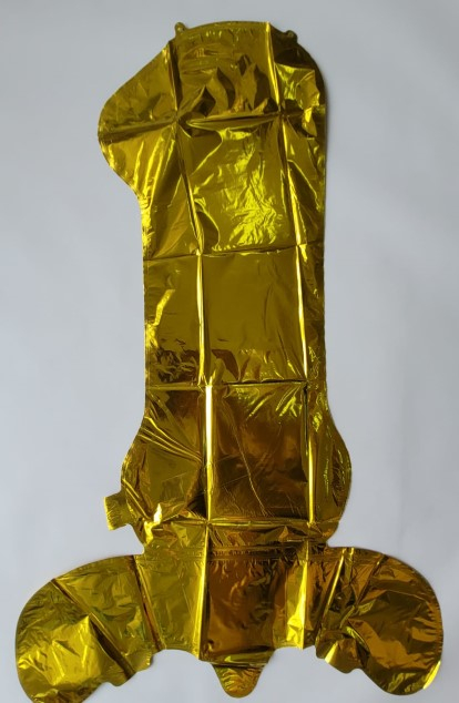 Balon folie cifra 1 auriu Stand Up 80 cm [2]