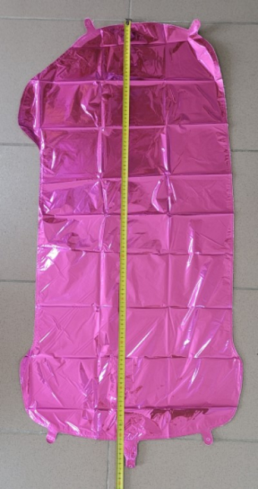 Balon folie cifra 1 roz 100 cm [3]