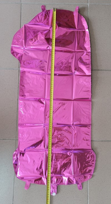 Balon folie cifra 1 roz 66cm [3]