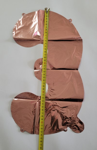 Balon folie cifra 3 argintiu 40cm [3]