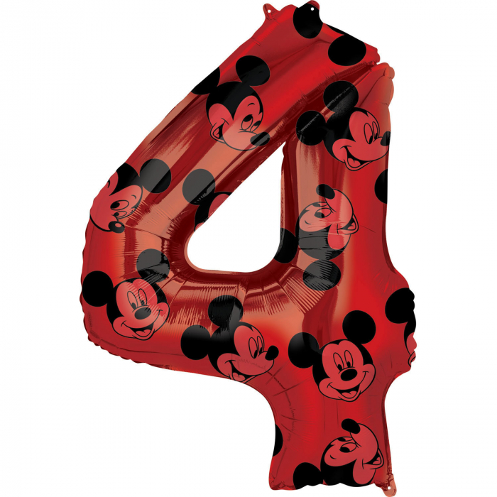 Balon folie cifra 4 Mickey Mouse Forever 66cm