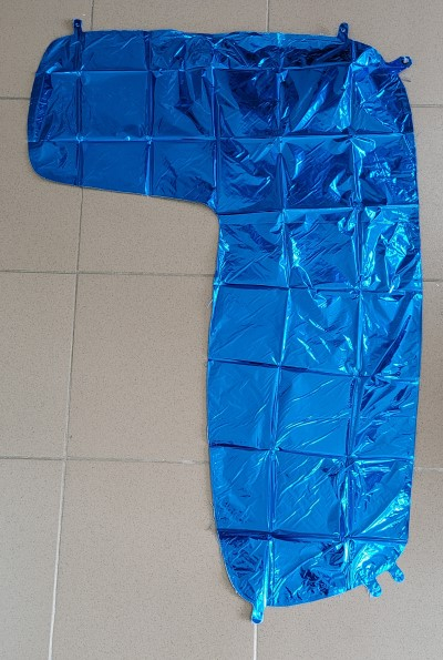 Balon folie cifra 7 albastru 100 cm [2]