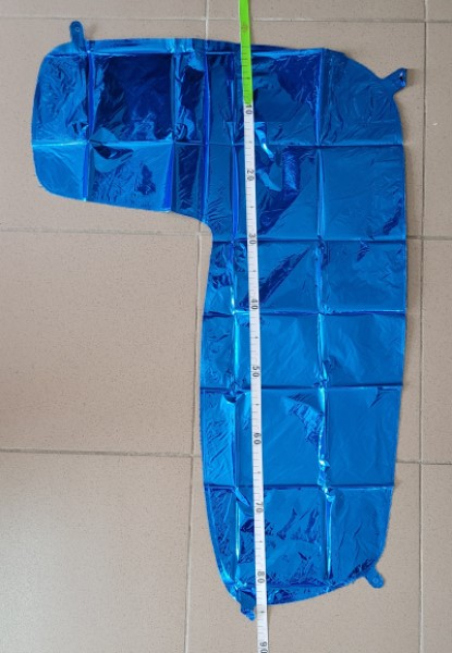 Balon folie cifra 7 albastru 66cm [3]