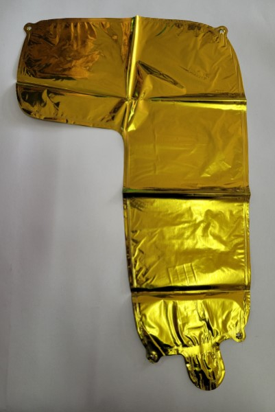 Balon folie cifra 7 auriu 40cm [2]