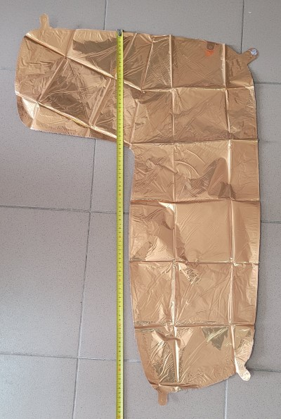 Balon folie cifra 7 auriu 66cm [3]