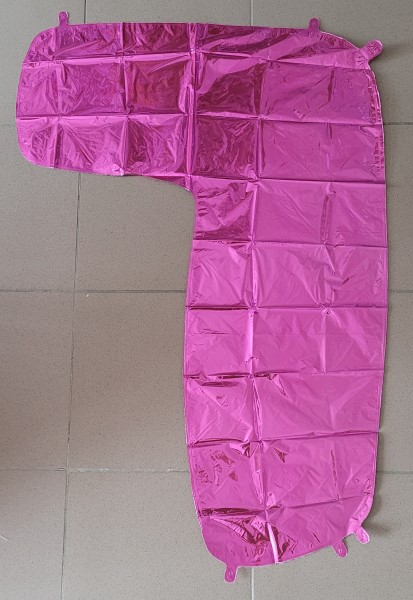 Balon folie cifra 7 roz 100 cm [3]