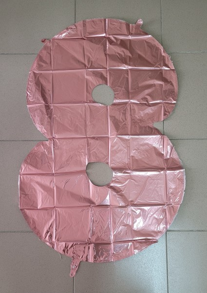 Balon folie cifra 8 rose gold 66 cm [2]