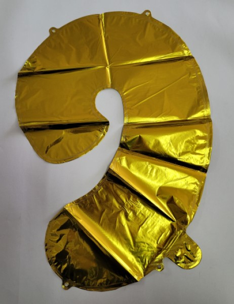 Balon folie cifra 9 auriu 40cm [2]