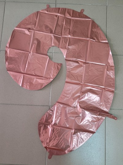 Balon folie cifra 9 rose gold 66 cm [3]