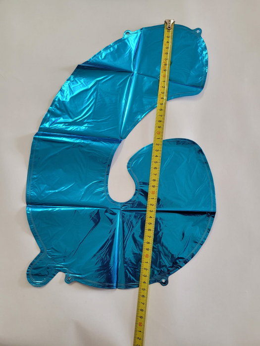 Balon folie cifra 1 albastru 40 cm [6]