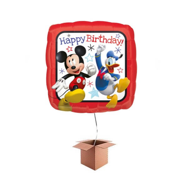 Balon folie Clubul lui Mickey Happy Birthday 45 cm 0026635362252