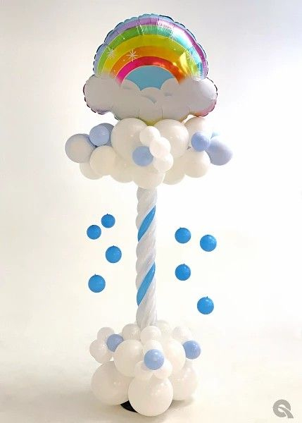 Balon folie curcubeu 50 x 58 cm [4]