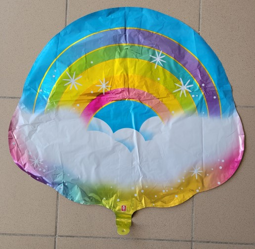 Balon folie curcubeu 50 x 58 cm [3]
