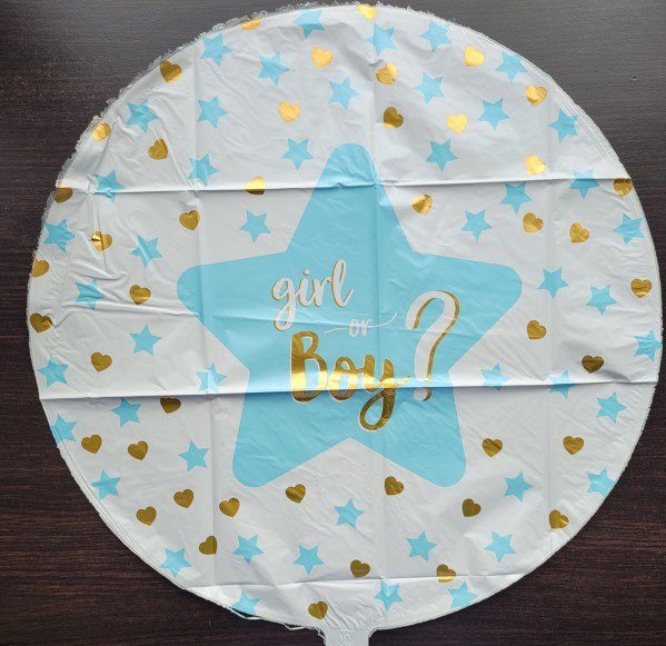 Balon folie Dezvaluire sex / Gender reveal / Boy or Girl 46 cm [3]