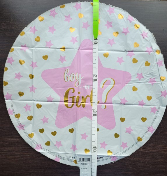 Balon folie Dezvaluire sex / Gender reveal / Boy or Girl 46 cm [4]