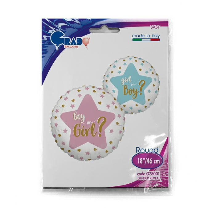 Balon folie Dezvaluire sex / Gender reveal / Boy or Girl 46 cm [6]