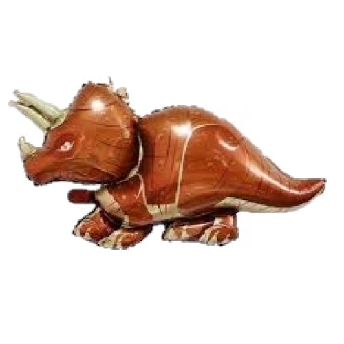 Balon folie dinozaur Triceratops 60 105 cm