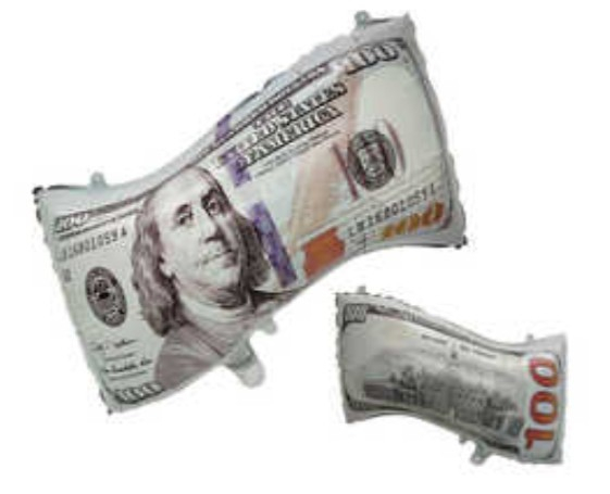 Balon folie dolar 65 x 45 cm [1]