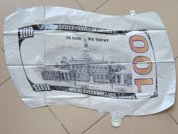 Balon folie dolar 65 x 45 cm [2]