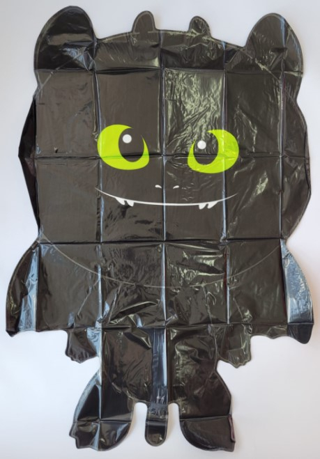 Balon folie dragon negru 86 x 59 cm [2]